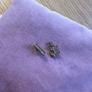Cute mismatched jewel stud earrings